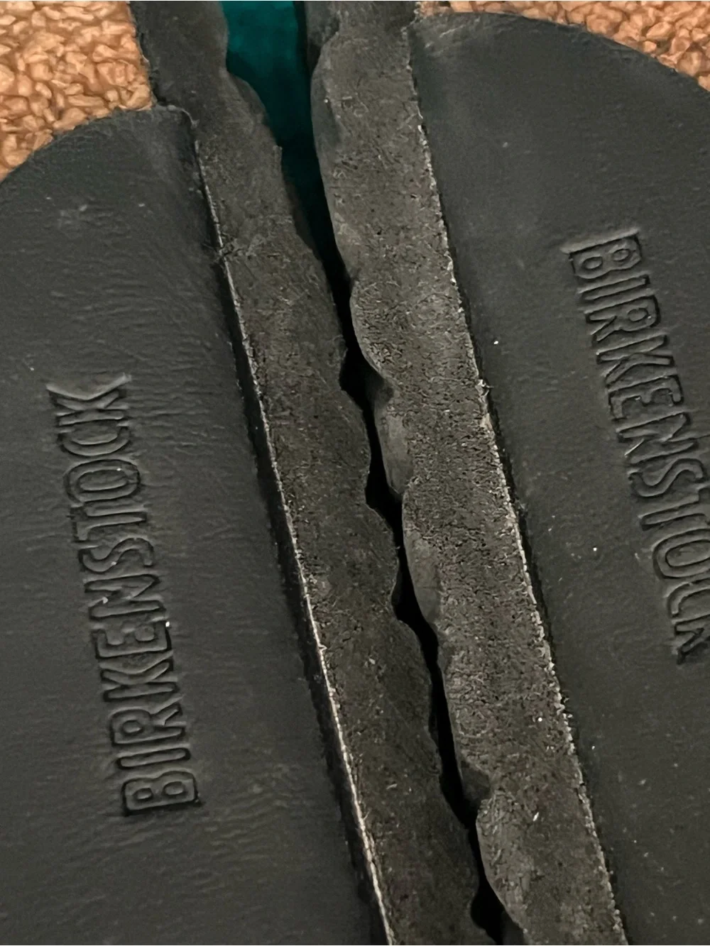 Birkenstock Kid’s Arizona Classic Black Double-Buckle Sandals. Sz 1/1.5